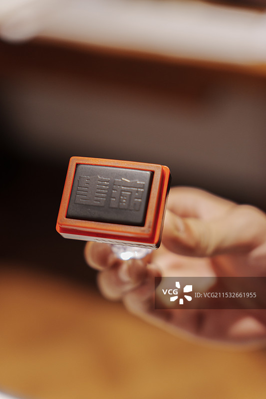 印章特写图片素材