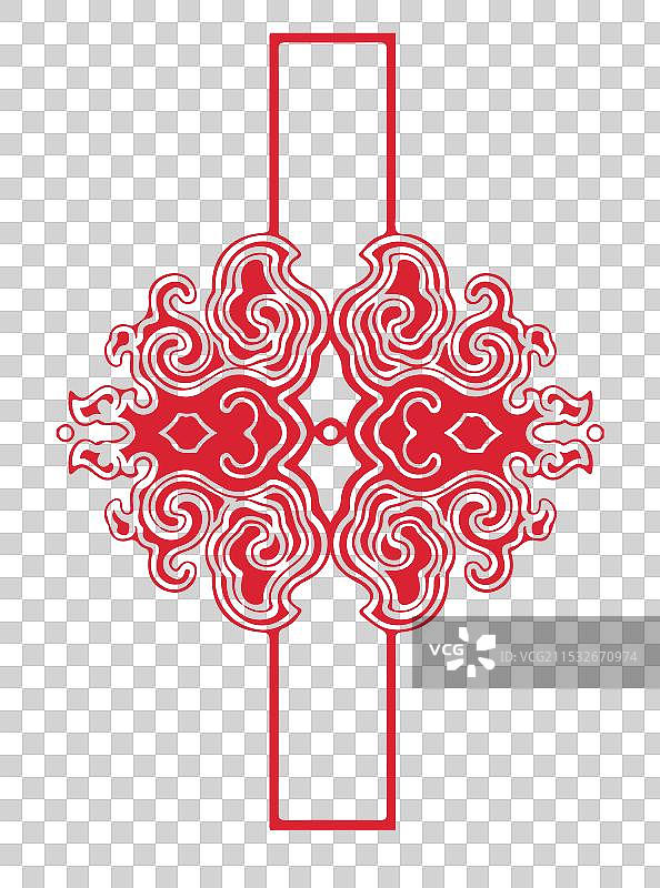 矢量中国传统纹样插画元素 经典纹样瑰宝 国潮风民族抽象花朵纹样图腾元素图片素材