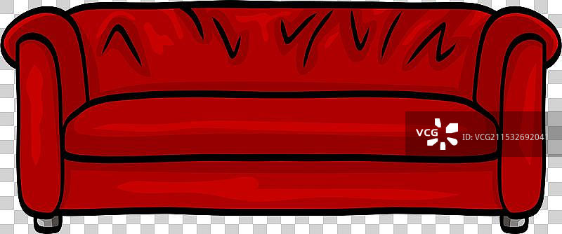红色沙发室内艺术图片素材