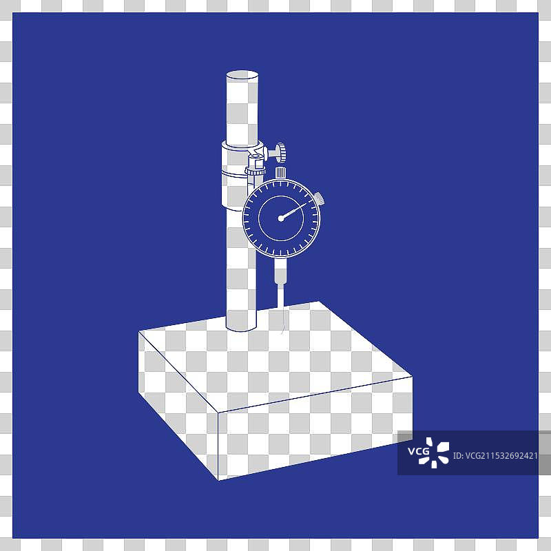 简单设计的指示表标志图片素材