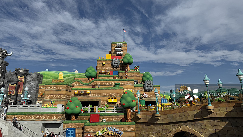 大阪环球影城马里奥园区图片素材