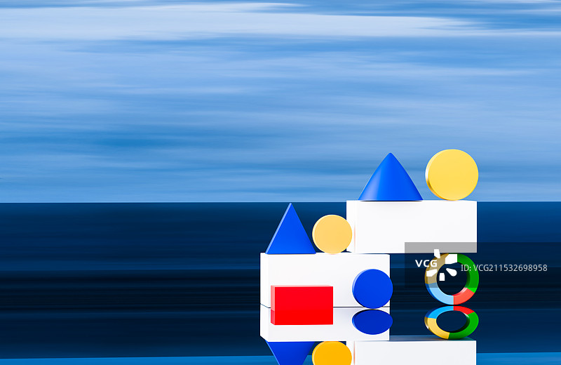 简约几何图形背景图片素材