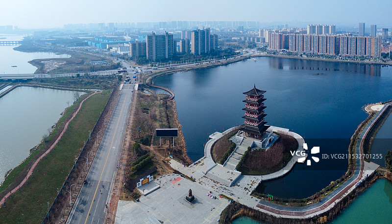 鄂州 武汉 葛仙楼 华容区 长江职业学院 电商大道图片素材