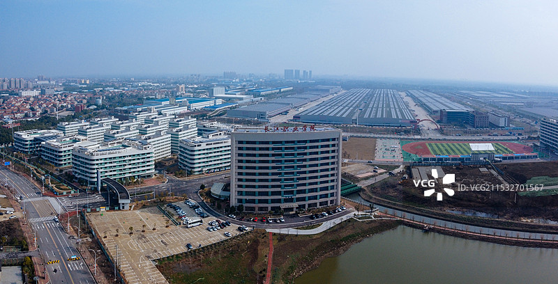 鄂州 武汉 葛仙楼 华容区 长江职业学院 电商大道图片素材