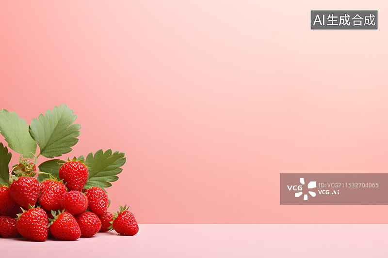 【AI数字艺术】带留白的水果背景图片素材