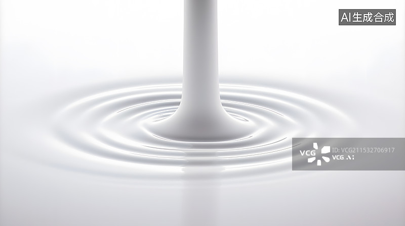 【AI数字艺术】奶滴特写图片素材