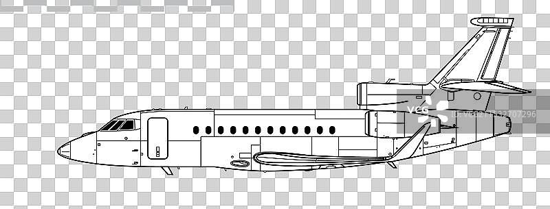 达索猎鹰900LX图片素材