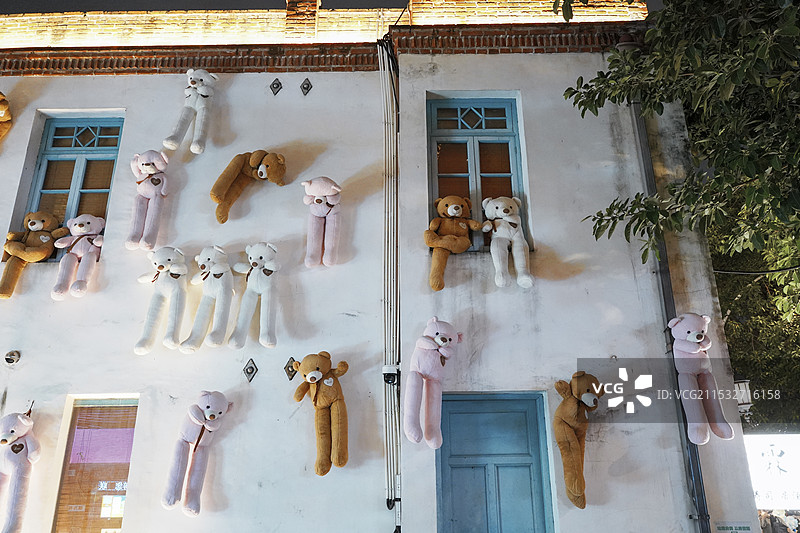 可爱的墙图片素材