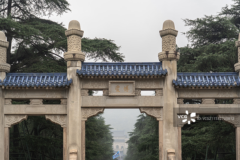 南京中山陵风景区秀美风光图片素材