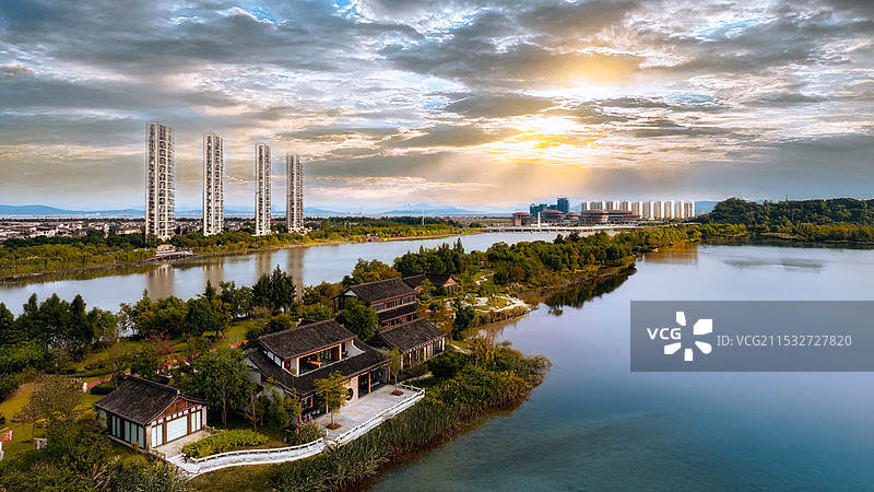 浙江乐清清和公园的景色图片素材