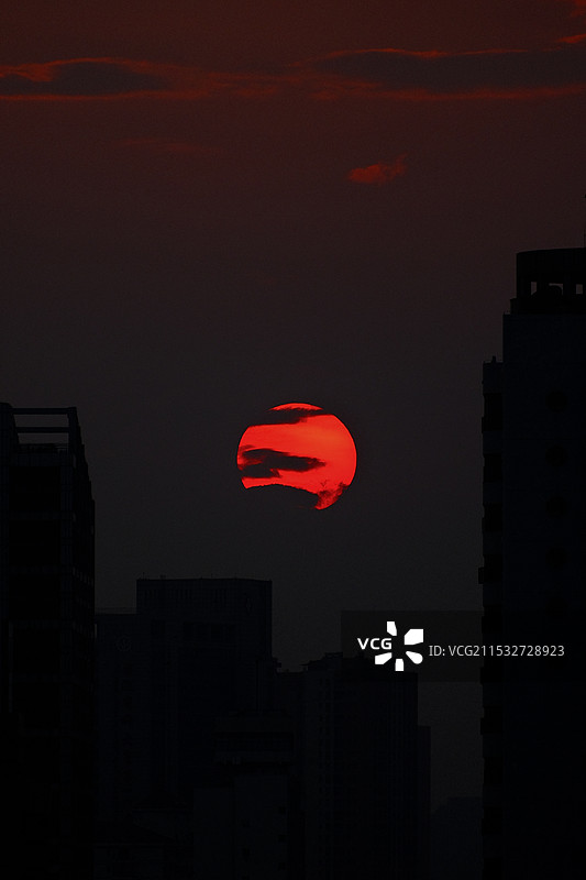 落日特写图片素材