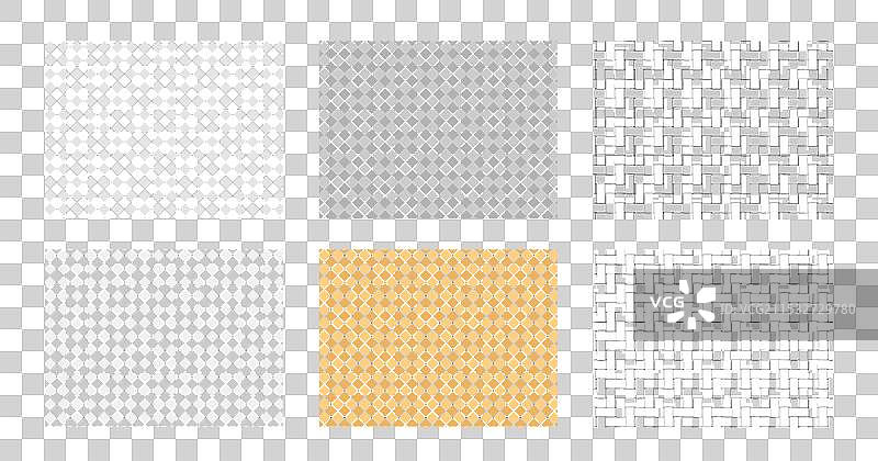 竹编和人字形图案的组合图片素材