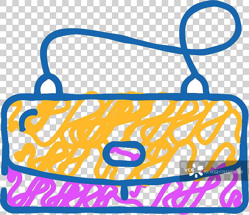 女性配饰图标涂鸦包图片素材