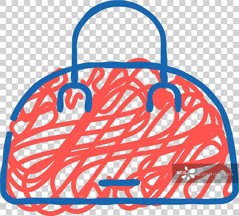 时尚女性配饰图标涂鸦图片素材