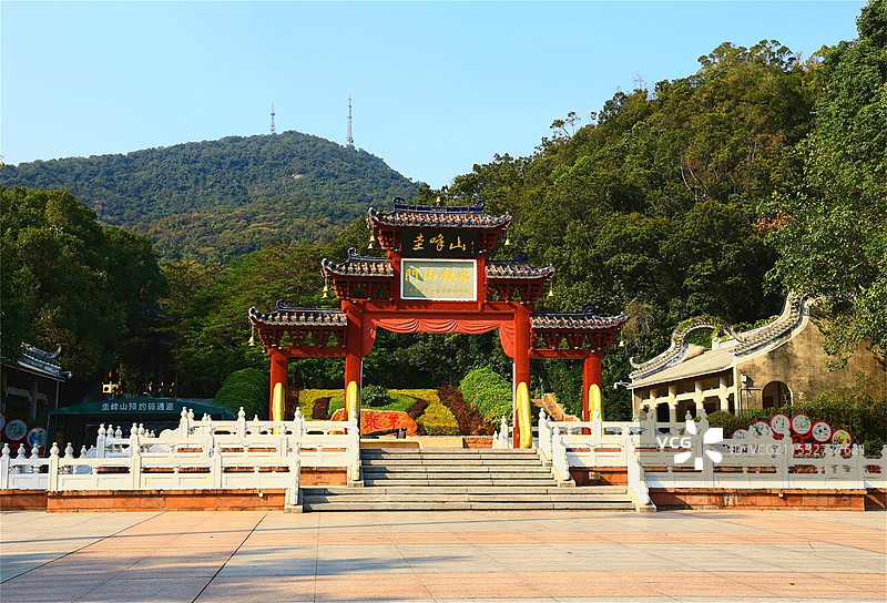 圭峰山永镇山门图片素材