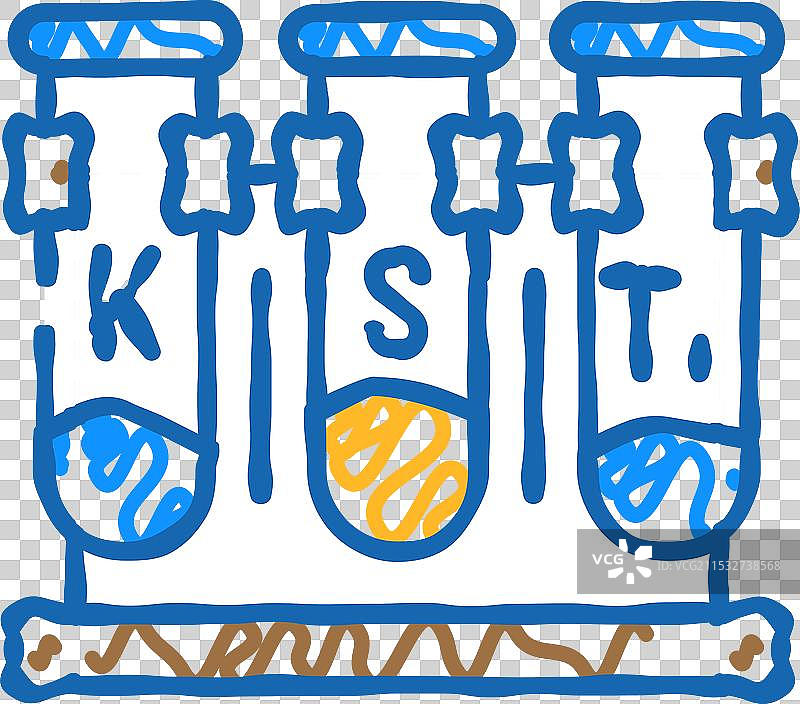 无机化学图标涂鸦图片素材