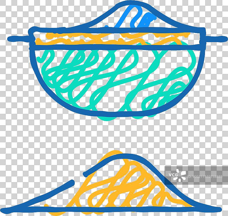面粉筛图标涂鸦图片素材