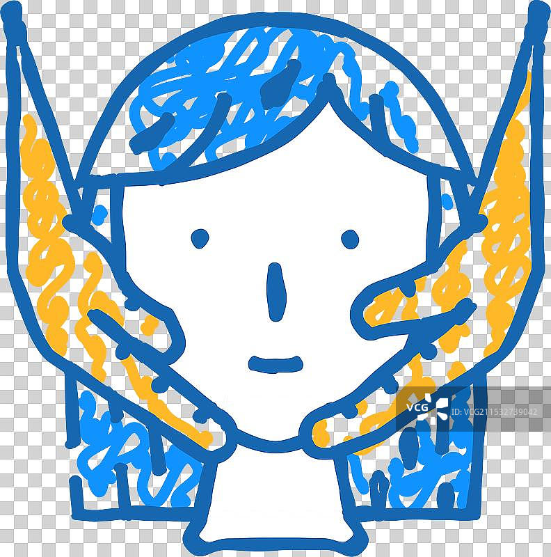 按摩美容院程序图标涂鸦图片素材