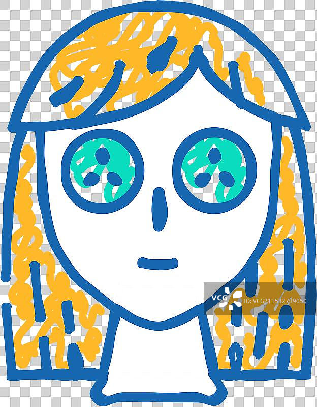 水疗眼部黄瓜图标涂鸦图片素材