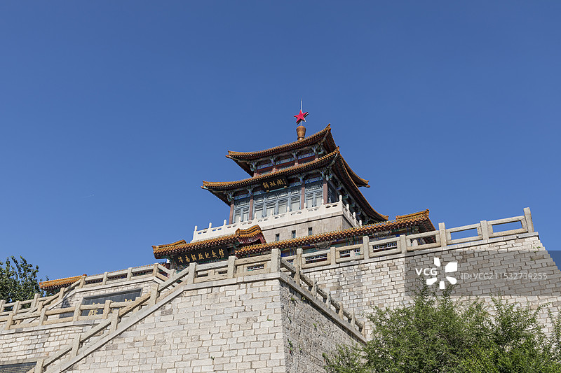 济南解放阁，济南解放纪念馆图片素材