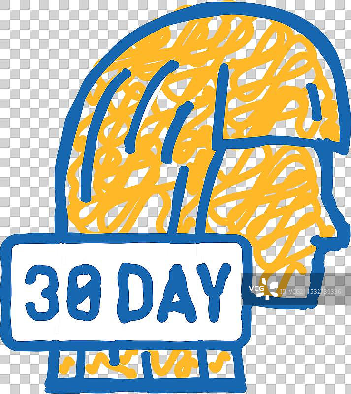 发型染发或剪发图标涂鸦的有效性图片素材