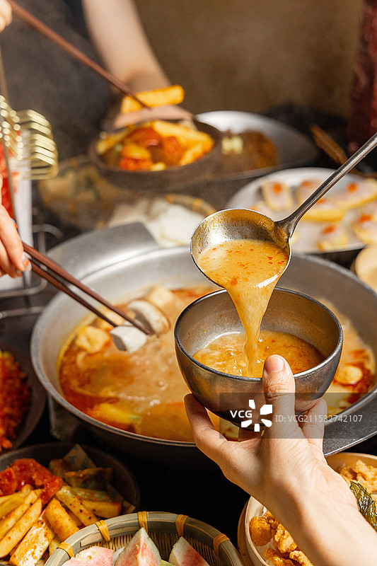 糟粕醋火锅酸汤火锅海南火锅酒糟醋酸海南图片素材