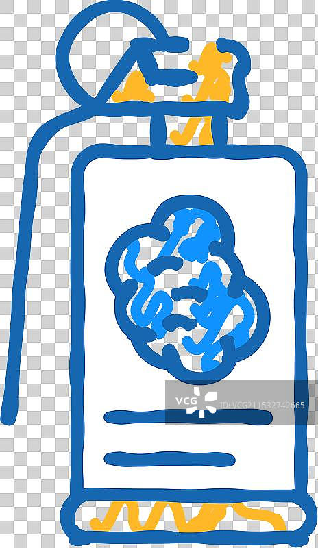 手榴弹武器图标涂鸦图片素材