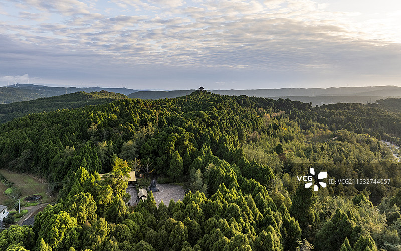 广元翠云廊古蜀道图片素材