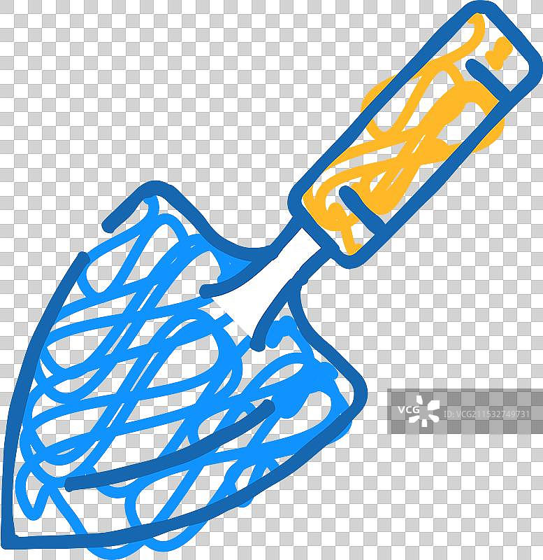 肩胛骨图标涂鸦图片素材