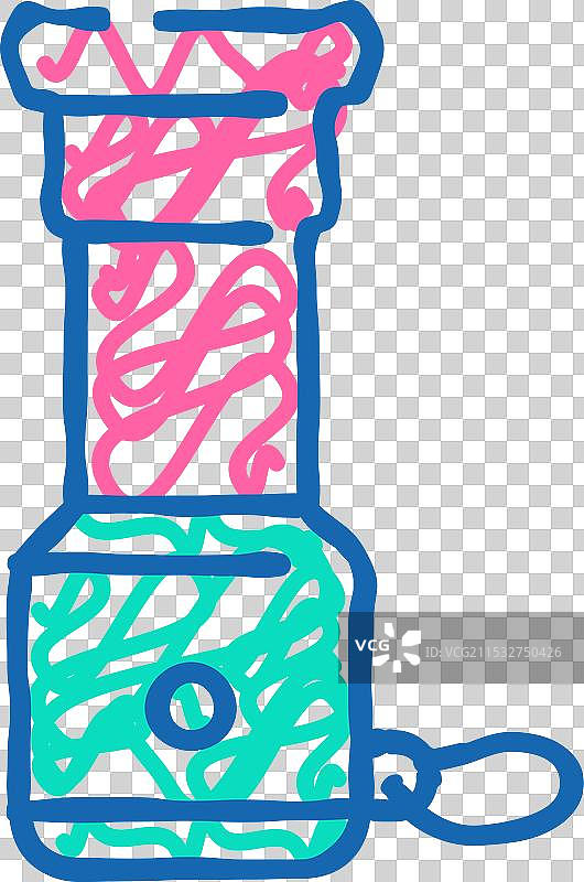 呜呜祖拉球迷配件图标涂鸦图片素材