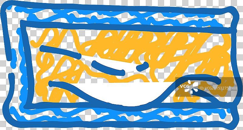 布里奶酪图标涂鸦图片素材