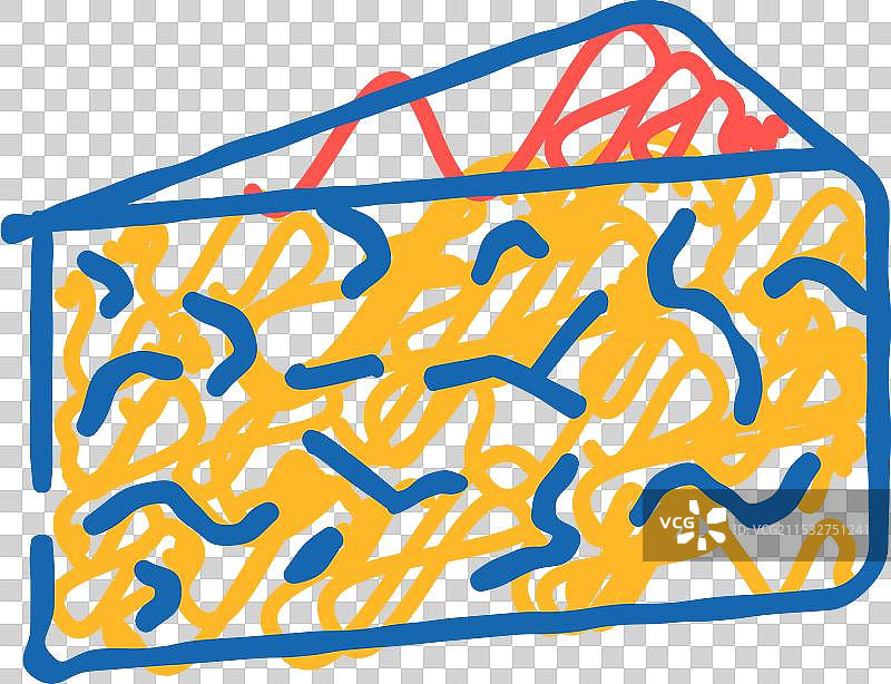 蓝纹奶酪图标涂鸦图片素材