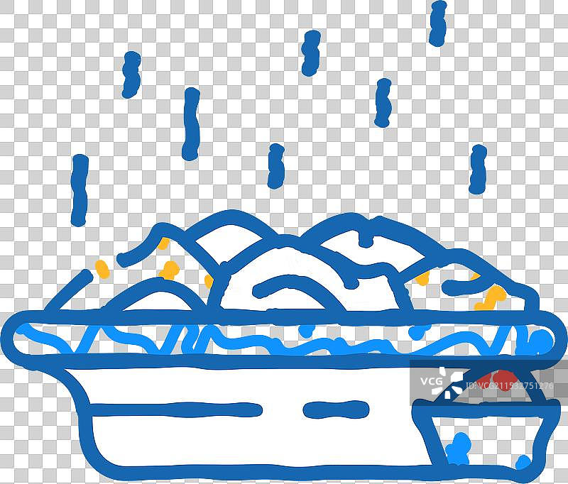 饺子图标涂鸦盘子图片素材