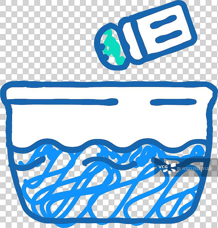 盐饺子图标涂鸦图片素材