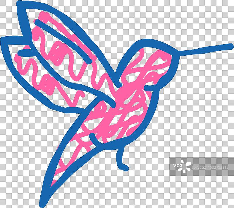 小鸟图标涂鸦图片素材