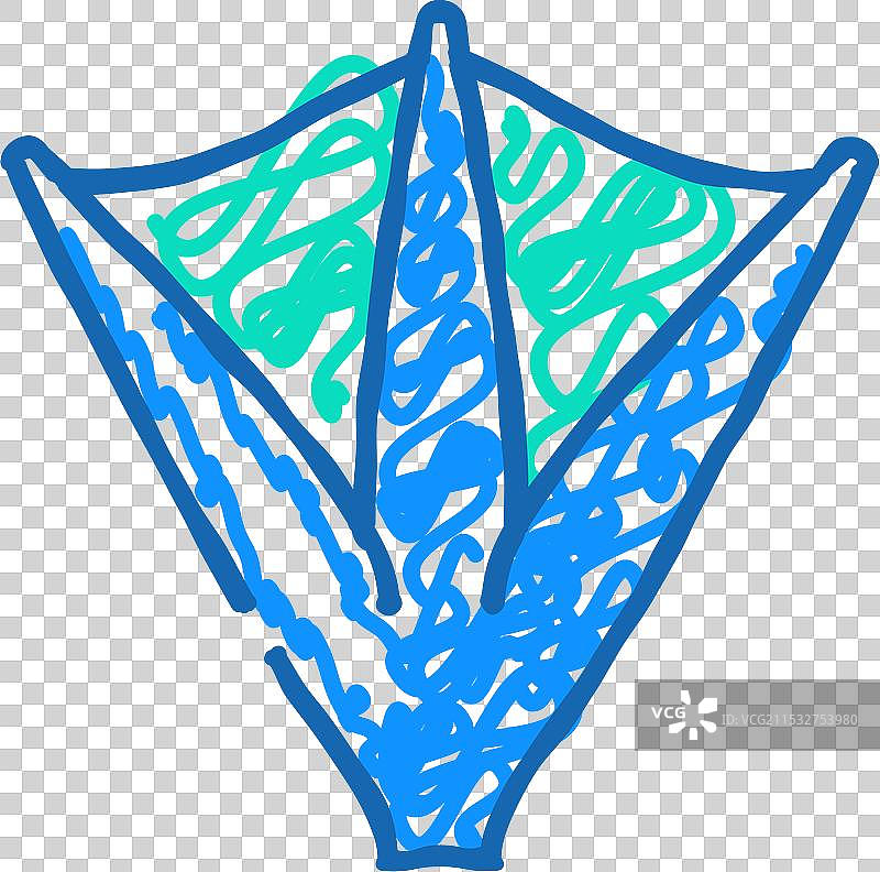 鸭子鸟爪印图标涂鸦图片素材