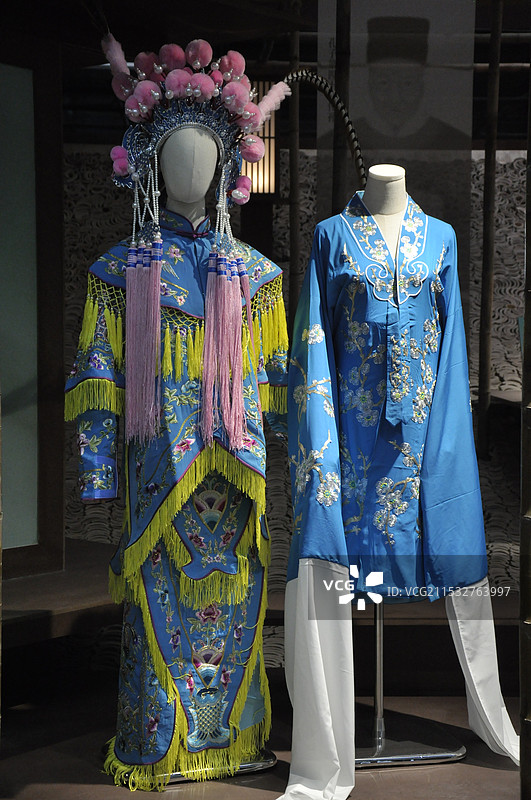 中国戏曲戏服表演服装图片素材