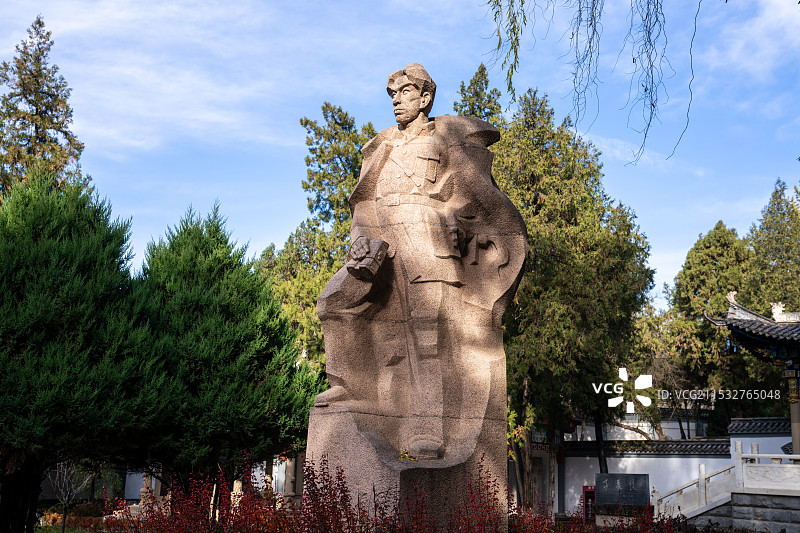 陕西子长：子长市革命烈士陵园图片素材