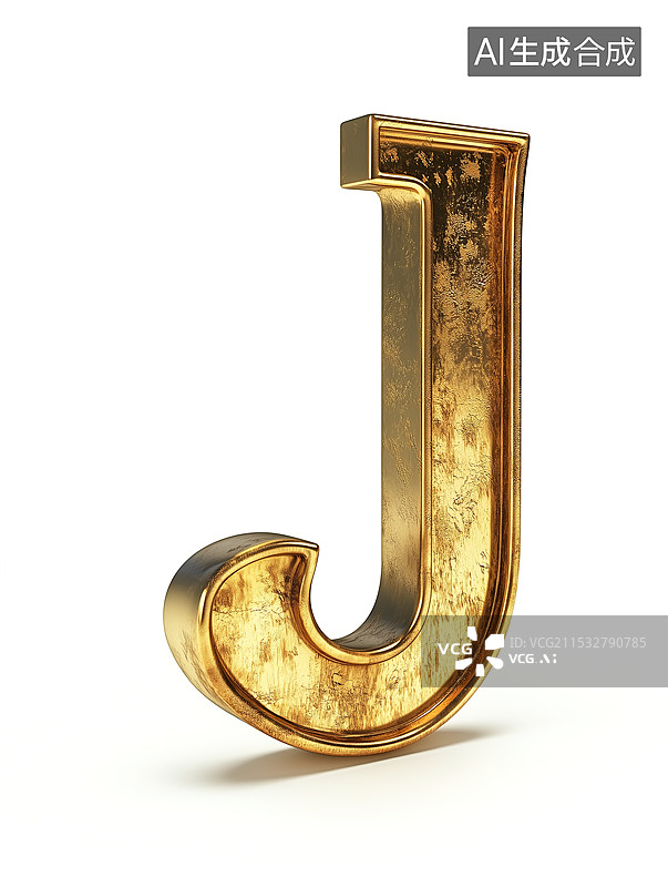 【AI数字艺术】英文字母J图片素材
