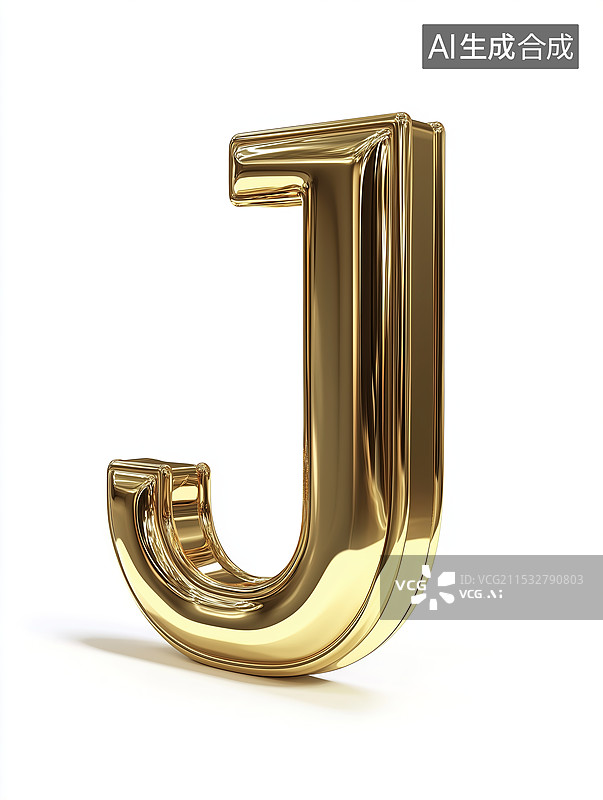 【AI数字艺术】英文字母J图片素材