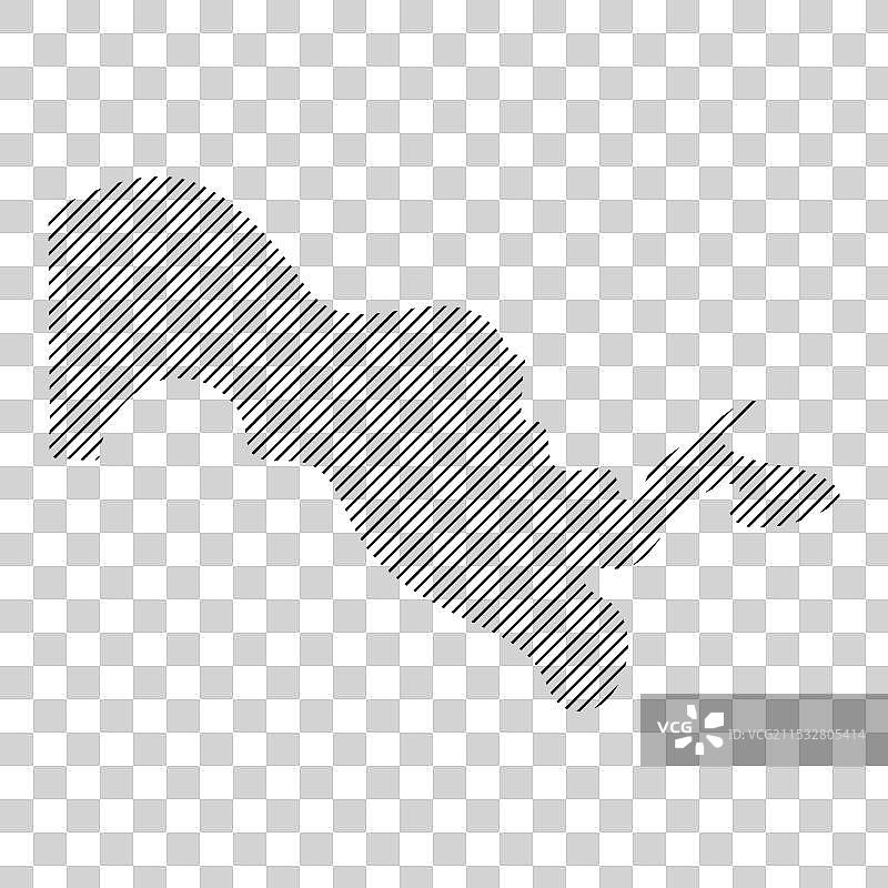 乌兹别克斯坦国家地图图标图片素材