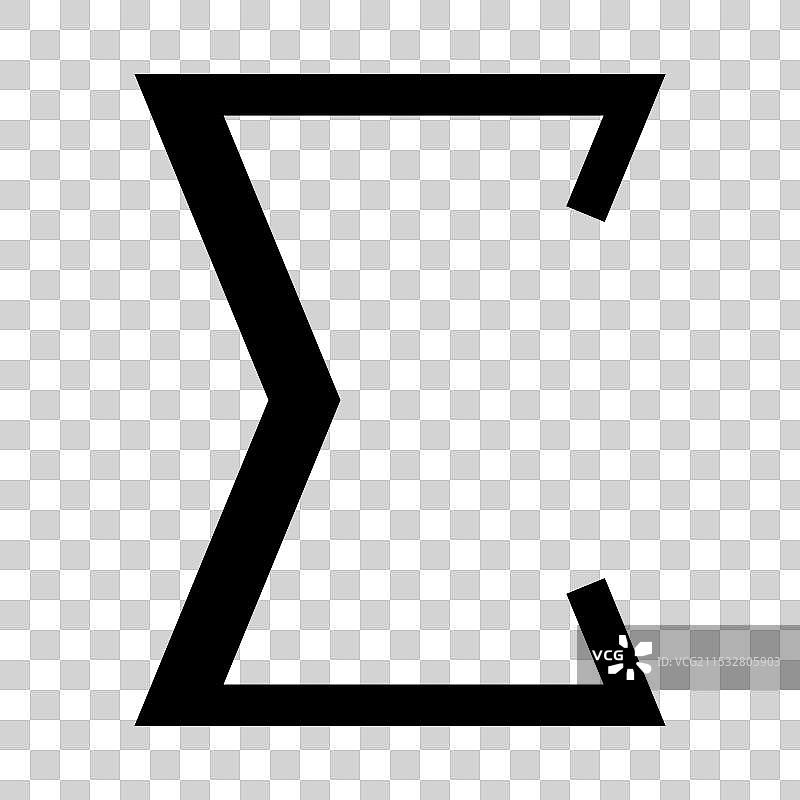 西格玛图标 数学图片素材