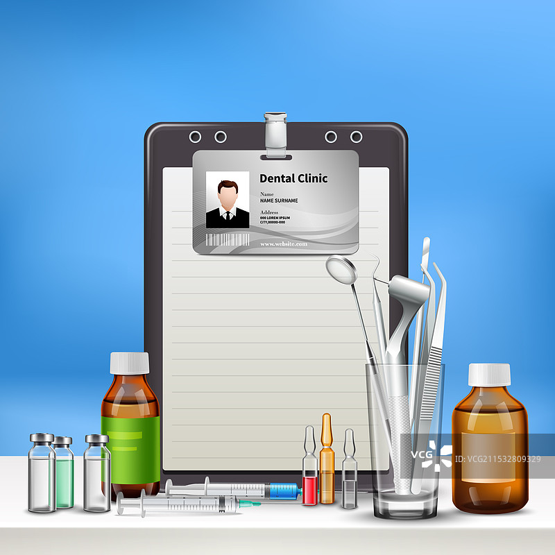 牙科护理的真实构图图片素材