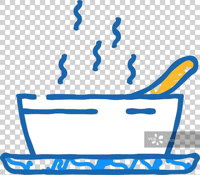 南瓜汤图标涂鸦图片素材