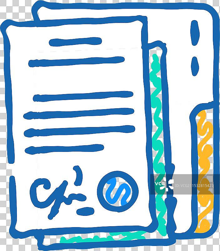 文件夹图标涂鸦图片素材