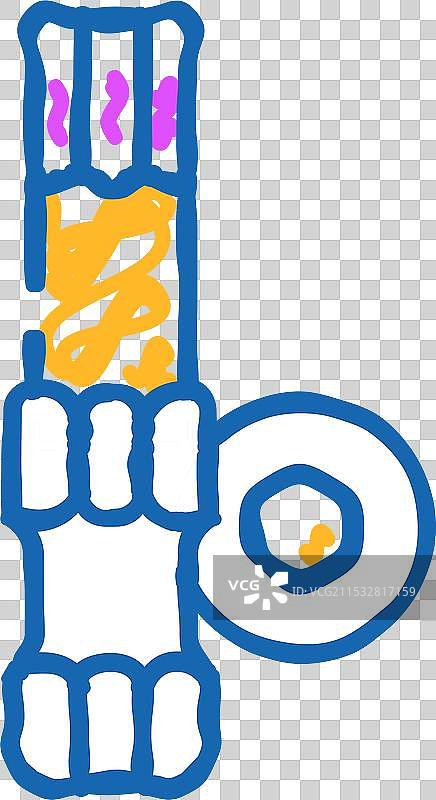 六角扳手螺丝刀头图标涂鸦图片素材