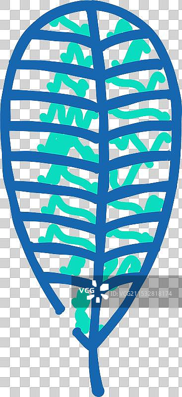 热带夹竹桃叶图标涂鸦图片素材