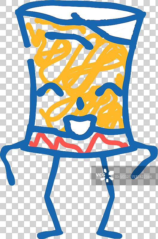 猪油肉角色图标涂鸦图片素材