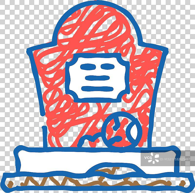 墓碑僵尸邪恶图标涂鸦图片素材