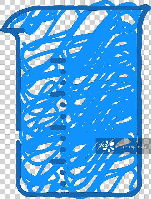 化学烧杯实验室图标涂鸦图片素材